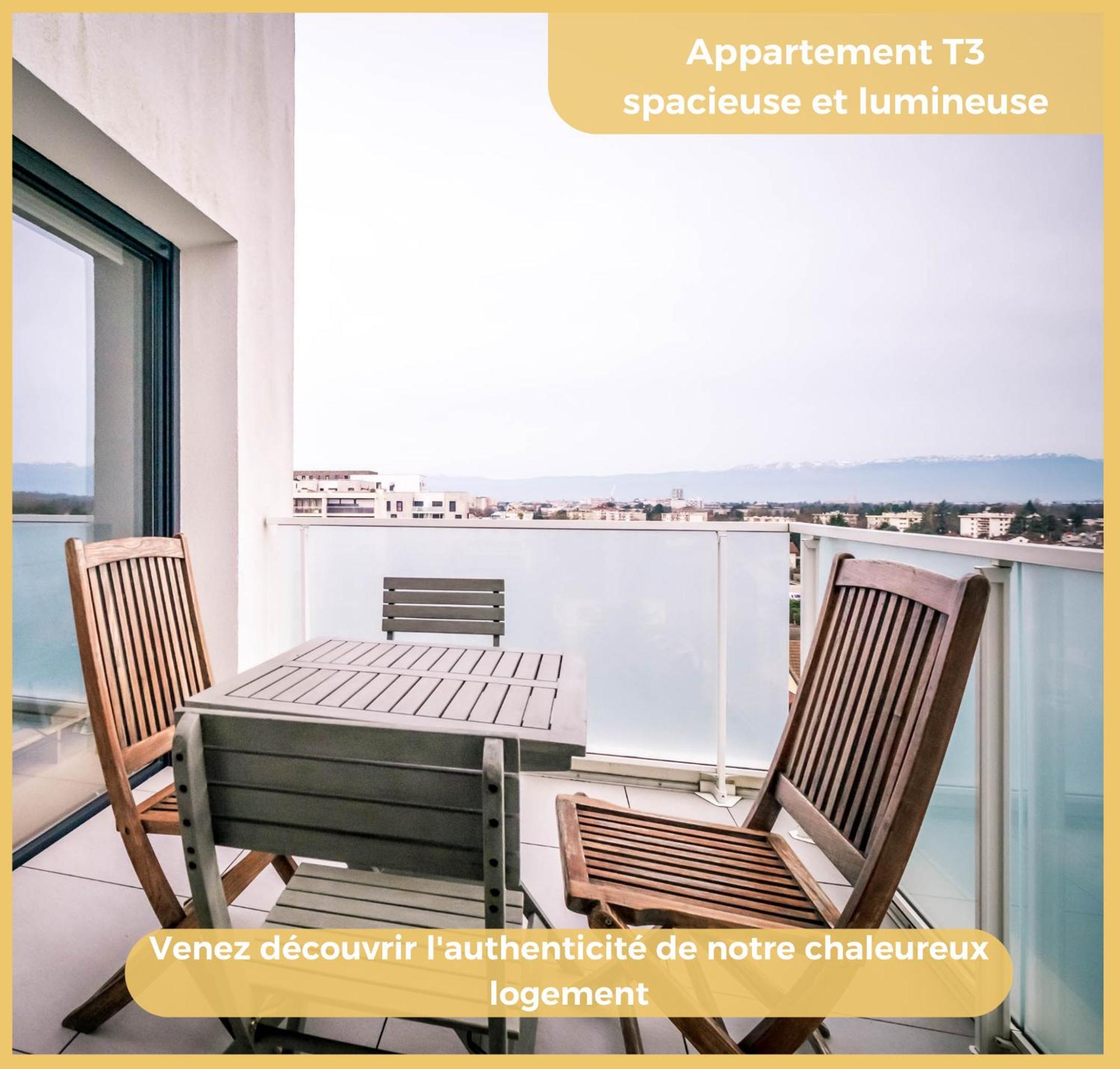 Appart T3 Moderne Ambilly Exterior foto